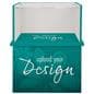 Portable acrylic display counter with graphics for personalized design