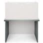 Portable acrylic display counter with graphics and lightweight design
