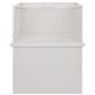 Portable acrylic display counter made of recycled acrylic and fiberboard 