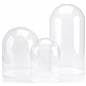 Small glass bell jar with eighth inch thickness 