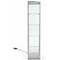 360° viewable glass display tower