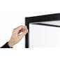black glass curio display cabinet with rattle-resisting silicone strip