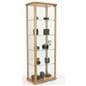 tempered glass curio cabinet display