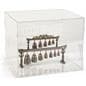 Collapsible large clear display riser case