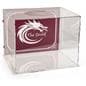 See-through 6-sided printed display riser case