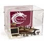 Collapsible 6-sided printed display riser case