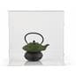 Folding plastic display cube with clear sides