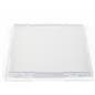 Portable folding plastic display cube