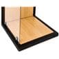 Custom display plinth with steel and wood material 