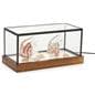 LED glass tabletop display box with 12 inch width
