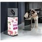 LED Pedestal being showcased in retail jewelry environment