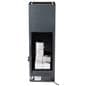 Pedestal display with digital sign with locking cabinet for valuables 