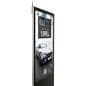 Digital display advertising floor stand with 43 inch screen size