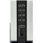 Double-sided digital vertical touchscreen kiosk with 2 LAN ports