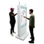 Double-sided digital vertical touchscreen Kiosk with indoor use only 