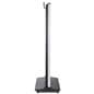 Digital display advertising floor stand with a slim depth of 3.15 inches