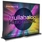 LED poster display daisy chained with two 50 inch LED posters showcasing a large music festival advertisement