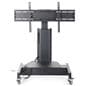 Motorized height adjustable tv stand showcasing the stand without any TV mounted