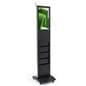 21.5" Screen freestanding digital magazine rack with wheels