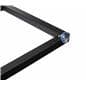 a frame digital sign w/ stability enhancing feet