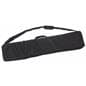 Black canvas fabric outer material on literature stand carry bag