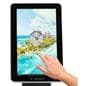 Touchscreen Pedestal reduces the need for external accessories