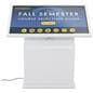 Adjustable Touch Screen Kiosk with 25° to 35° Screen adjustability 