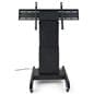 Tilting mobile flat panel stand fits 43 inch to 100 inch screens