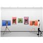 Digital NFT frame with Displays2Go branding