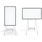 Interactive digital flipchart display with vertical or horizontal screen orientation