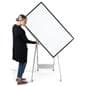 Interactive digital flipchart display with rotating screen
