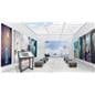 Interactive touch screen kiosk with speakers