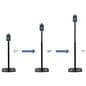 Adjustable height temperature kiosk with height range of 51 inches to 71 inches