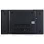 Wall mount touch screen monitor showcasing the back of the unit where the mounting holes are located