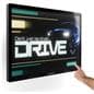 Wall mount touch screen monitor with 10 point touch PCAP design