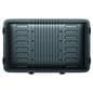 Outdoor TV enclosure with impact resistant construction