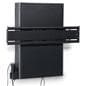 Motorized TV wall mount with robust steel frame construction
