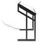 Accessible Touch Screen Table has a sleek side profile