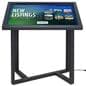 Interactive touch screen kiosk with durable base