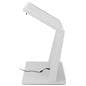 Touch screen interactive kiosk showcasing the sleek side angle