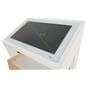 Digital kiosk display with height of 52.5 inches and width of 20.9 inches