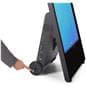 Indoor Mobile Digital Signage A-Frame with key locking wheels