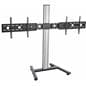 Dual Screen Floor Stand, Height Adjustable