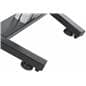 Dual Screen Floor Stand, Micro-height Adjustable Feet