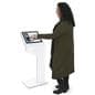 Touch screen interactive kiosk with camera and 10pt PCAP panel 