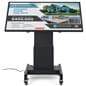 Touch screen digital signage with motorized lift and HD resolution