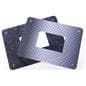 Small digital display stand includes two stylish graphic face plates