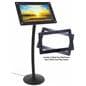 Digital floor sign pedestal features 1920 x 1080 pixel resolution
