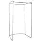 Custom graphic changing room booth with number labeled components