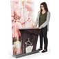 Quick setup dual layer 3D roller banner display 